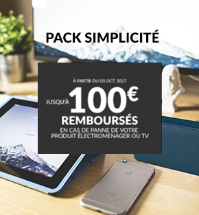 PACK SIMPLICITÉ SERVICE TRANQUILLITÉ EN CAS DE PANNE